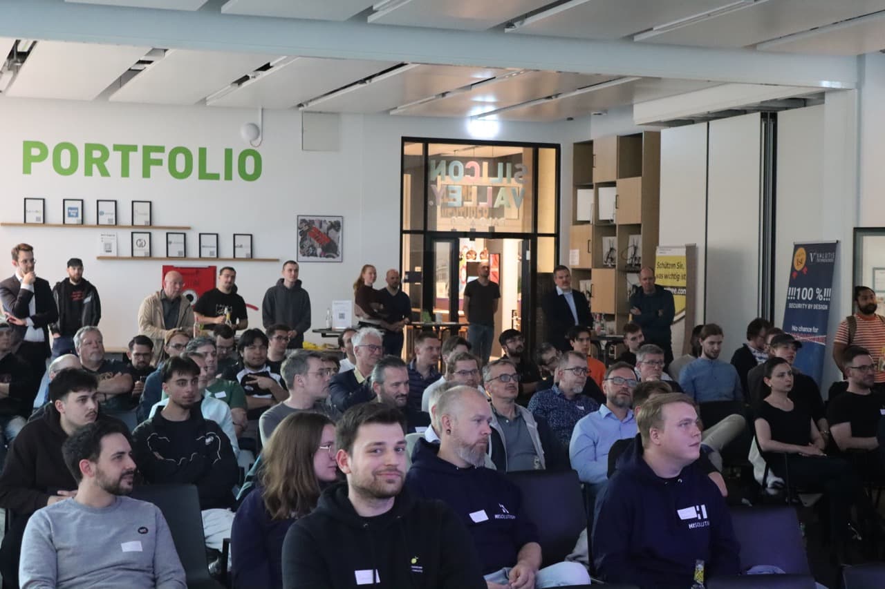 Publikum beim Cybersecurity AfterWorkshop